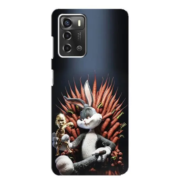 Чехол с принтом «Король Кролик» для ZTE Blade A52