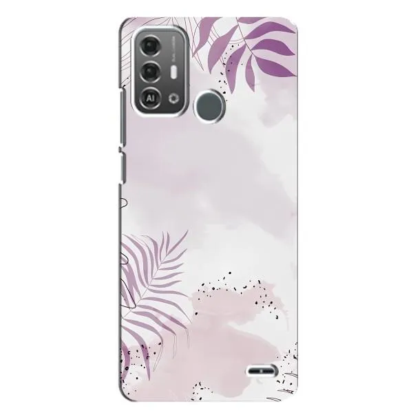 Чехол с принтом «Фиолетовые листья» для ZTE Blade A53 Pro