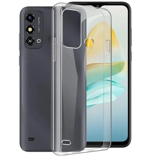 TPU чехол Epic Transparent 1,5mm для ZTE Blade A53 — Прозрачный — фото 2