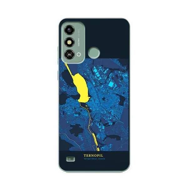 Чехол с принтом «Тернополь» для ZTE Blade A53