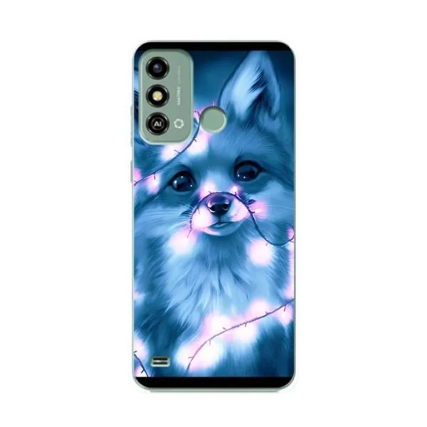 Чехол с принтом «Яркая лисичка» для ZTE Blade A53