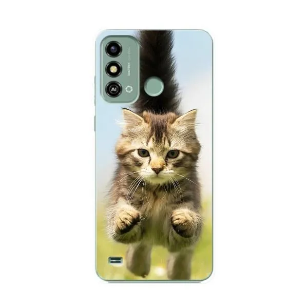 Чохол з принтом «Прижок кота» для ZTE Blade A53 Чохол з принтом «Прижок кота» для ZTE Blade A53