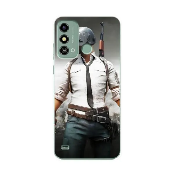 Чехол с принтом «Пабг мен» для ZTE Blade A53