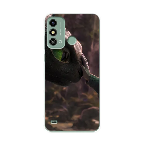 Чехол с принтом «Сцена с драконом» для ZTE Blade A53 Чехол с принтом «Сцена с драконом» для ZTE Blade A53