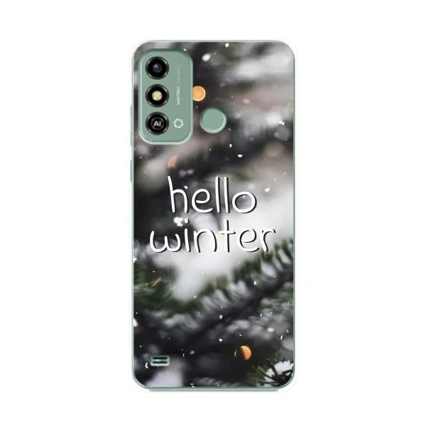 Чехол с принтом «Hello winter» для ZTE Blade A53