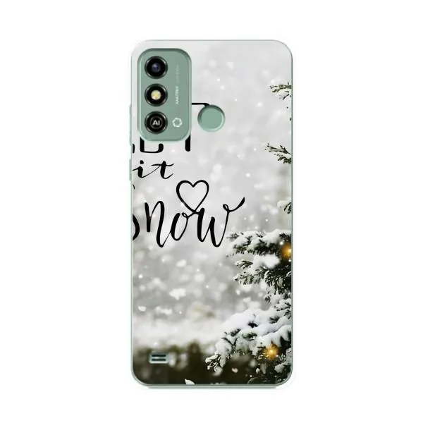 Чехол с принтом «Let it snow» для ZTE Blade A53
