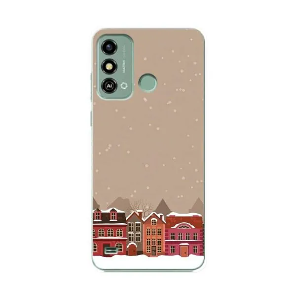 Чехол с принтом «Зимний город» для ZTE Blade A53