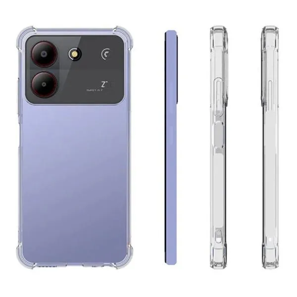 TPU чохол GETMAN Ease logo посилені кути для ZTE Blade A54 4G — Прозорий — фото 3