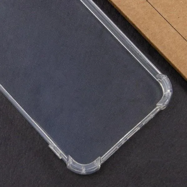 TPU чохол GETMAN Ease logo посилені кути для ZTE Blade A54 4G — Прозорий — фото 4