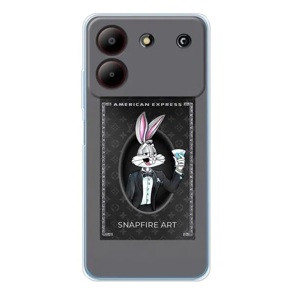 Чехол с принтом «Бакс Бани LV» для ZTE Blade A54