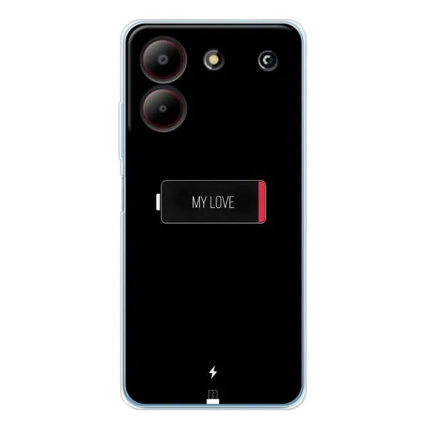 Чехол с принтом «Love battery» для ZTE Blade A54 Чехол с принтом «Love battery» для ZTE Blade A54