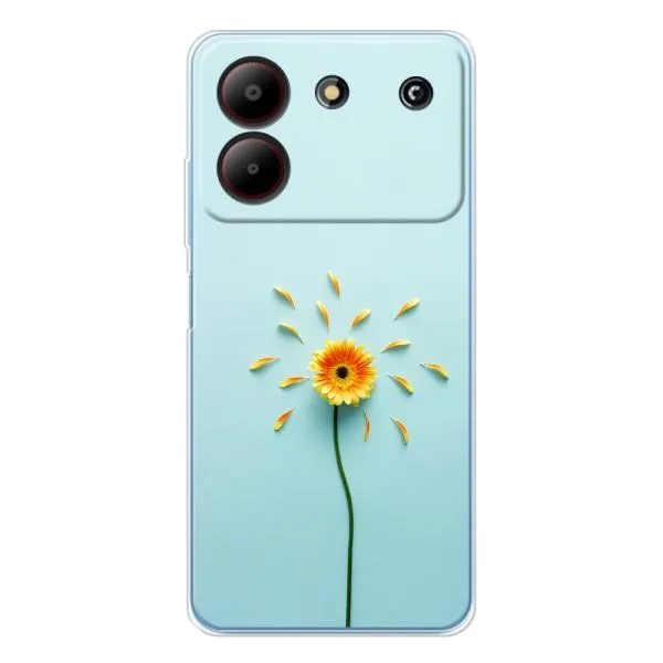 Чехол с принтом «Желтый цветок» для ZTE Blade A54