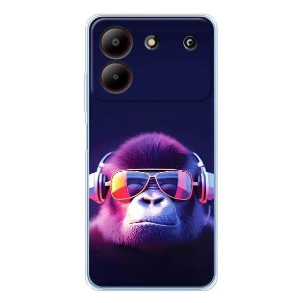 Чехол с принтом «Стильная обезьяна» для ZTE Blade A54 Чехол с принтом «Стильная обезьяна» для ZTE Blade A54