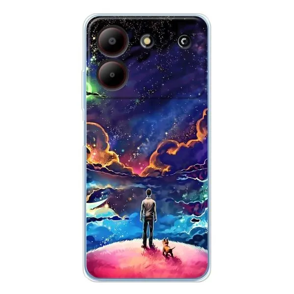Чехол с принтом «Галактический вид» для ZTE Blade A54 Чехол с принтом «Галактический вид» для ZTE Blade A54