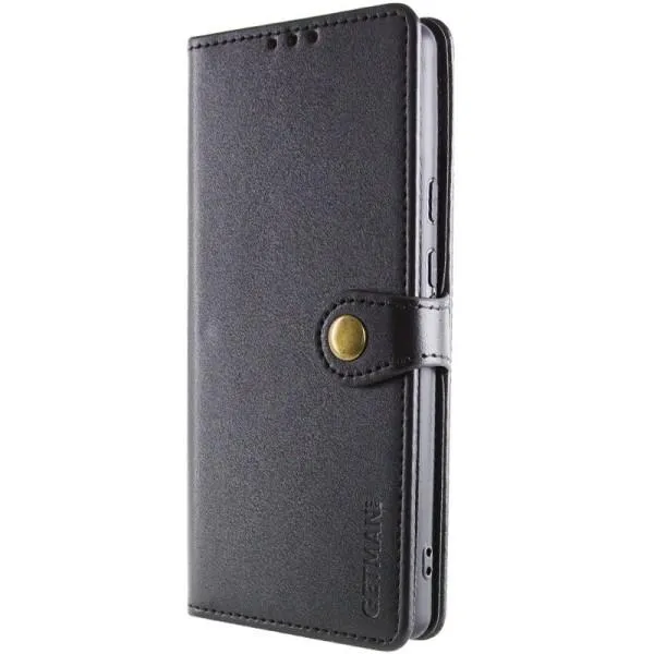 Шкіряний чохол-книжка GETMAN Gallant (PU) для ZTE Blade A55 4G — Чорний — фото 2 Шкіряний чохол-книжка GETMAN Gallant (PU) для ZTE Blade A55 4G — Чорний — фото 2