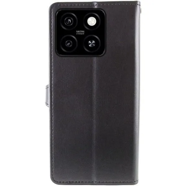 Шкіряний чохол-книжка GETMAN Gallant (PU) для ZTE Blade A55 4G — Чорний — фото 5 Шкіряний чохол-книжка GETMAN Gallant (PU) для ZTE Blade A55 4G — Чорний — фото 5