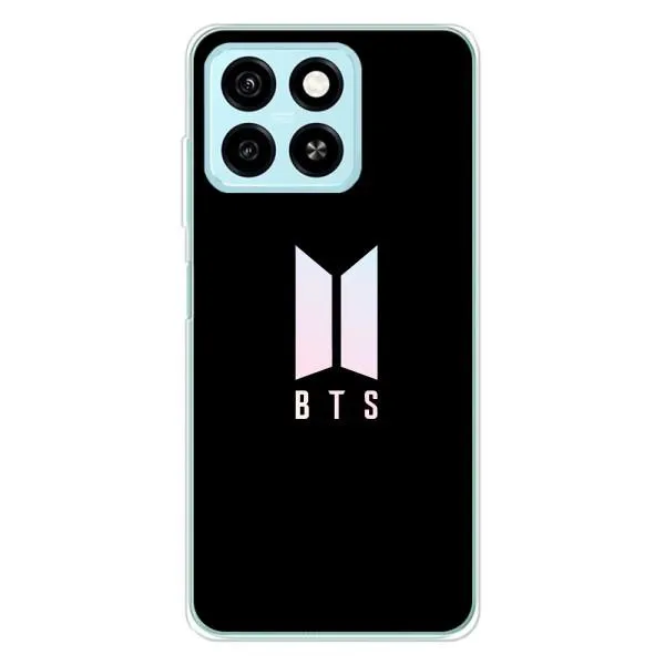 Чохол з принтом «Лого BTS» для ZTE Blade A55 Чохол з принтом «Лого BTS» для ZTE Blade A55