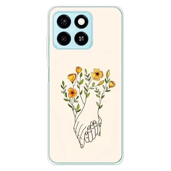 Чехол с принтом «Руки любви» для ZTE Blade A55