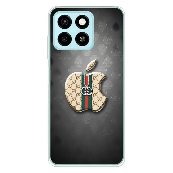 Чехол с принтом «Apple gucci» для ZTE Blade A55 Чехол с принтом «Apple gucci» для ZTE Blade A55