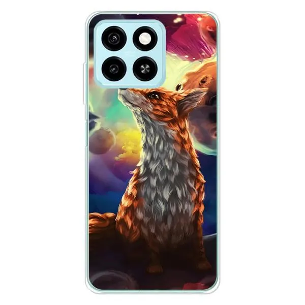 Чехол с принтом «Лисица в космосе» для ZTE Blade A55