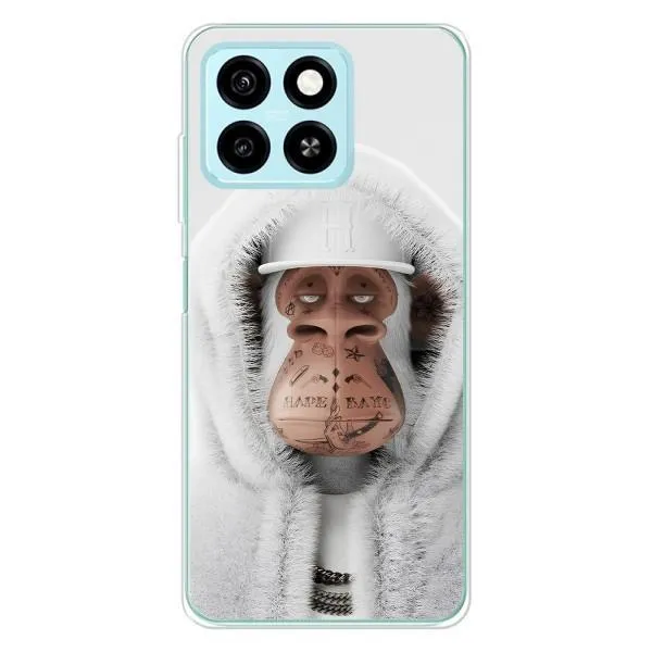 Чехол с принтом «обезьяна NFT в тату» для ZTE Blade A55