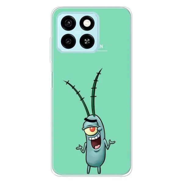 Чехол с принтом «Персонаж Планктон» для ZTE Blade A55