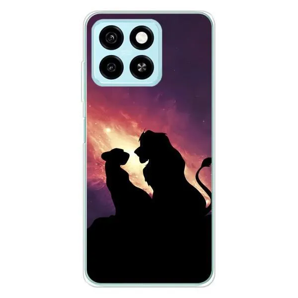 Чехол с принтом «Силуэт Симба и Налу» для ZTE Blade A55 Чехол с принтом «Силуэт Симба и Налу» для ZTE Blade A55