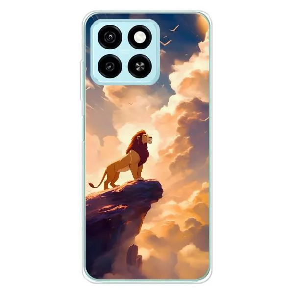 Чехол с принтом «Симба на скале» для ZTE Blade A55 Чехол с принтом «Симба на скале» для ZTE Blade A55