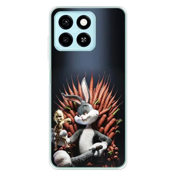 Чехол с принтом «Король Кролик» для ZTE Blade A55