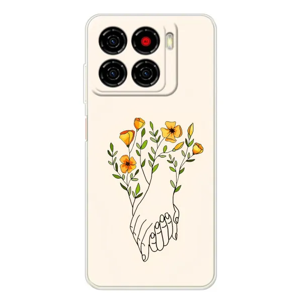 Чехол с принтом «Руки любви» для ZTE Blade A56