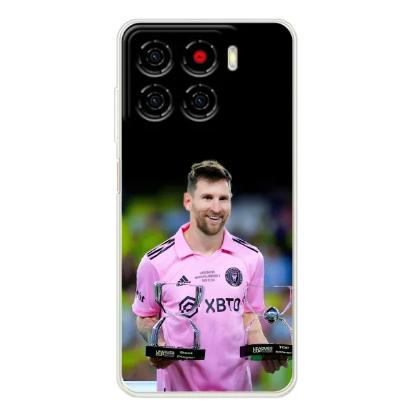Чехол с принтом «Кубки Месси» для ZTE Blade A56