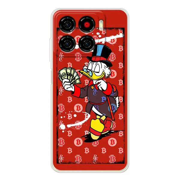 Чехол с принтом «Scrooge MagDag» для ZTE Blade A56