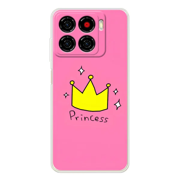 Чехол с принтом «Princess» для ZTE Blade A56