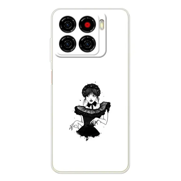 Чехол с принтом «танец Уэнздей» для ZTE Blade A56