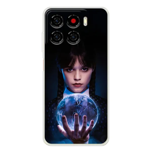 Чехол с принтом «Магическая сфера Уэнздей» для ZTE Blade A56
