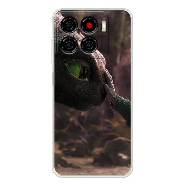 Чехол с принтом «Сцена с драконом» для ZTE Blade A56 Чехол с принтом «Сцена с драконом» для ZTE Blade A56
