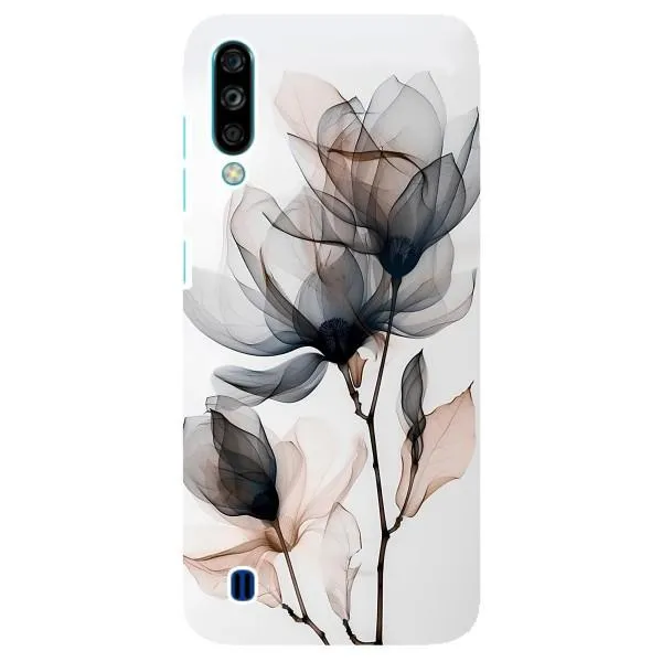 Чехол с принтом «Цветы на белом» для ZTE Blade A7 (2020)