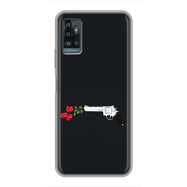 Чохол з принтом «Неочікувані квіти» для ZTE Blade A71