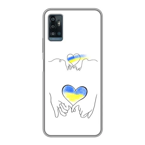 Чехол с принтом «Мир Украине» для ZTE Blade A71 Чехол с принтом «Мир Украине» для ZTE Blade A71