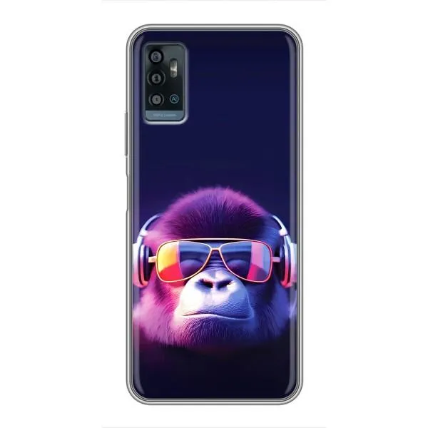 Чехол с принтом «Стильная обезьяна» для ZTE Blade A71 Чехол с принтом «Стильная обезьяна» для ZTE Blade A71