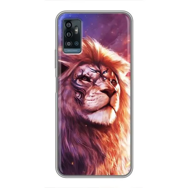 Чехол с принтом «Красочный Лев» для ZTE Blade A71