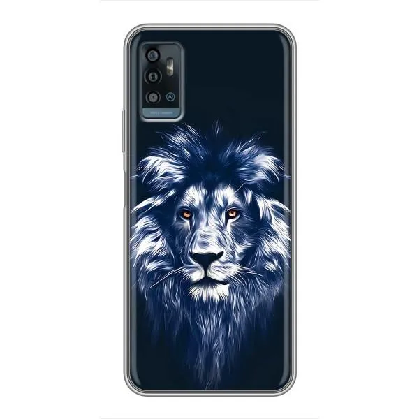 Чехол с принтом «Синий Лев» для ZTE Blade A71