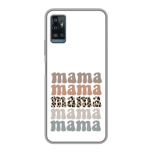 Чехол с принтом «Текстовый коллаж мама» для ZTE Blade A71 Чехол с принтом «Текстовый коллаж мама» для ZTE Blade A71