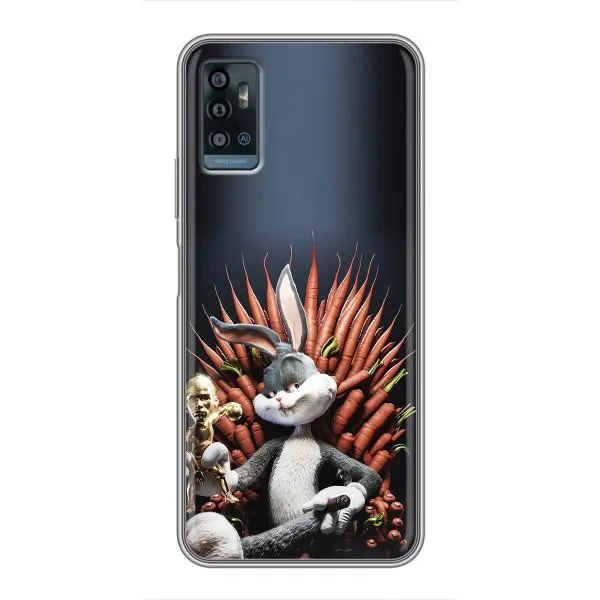 Чехол с принтом «Король Кролик» для ZTE Blade A71