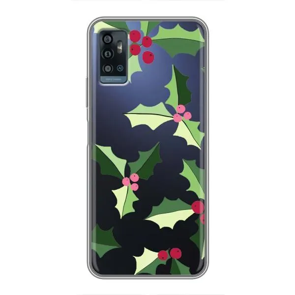 Чехол с принтом «Рождественский фон» для ZTE Blade A71