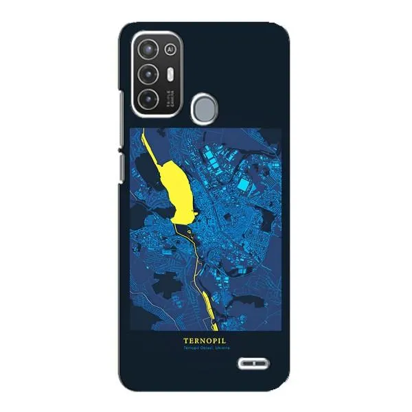 Чехол с принтом «Тернополь» для ZTE Blade A72