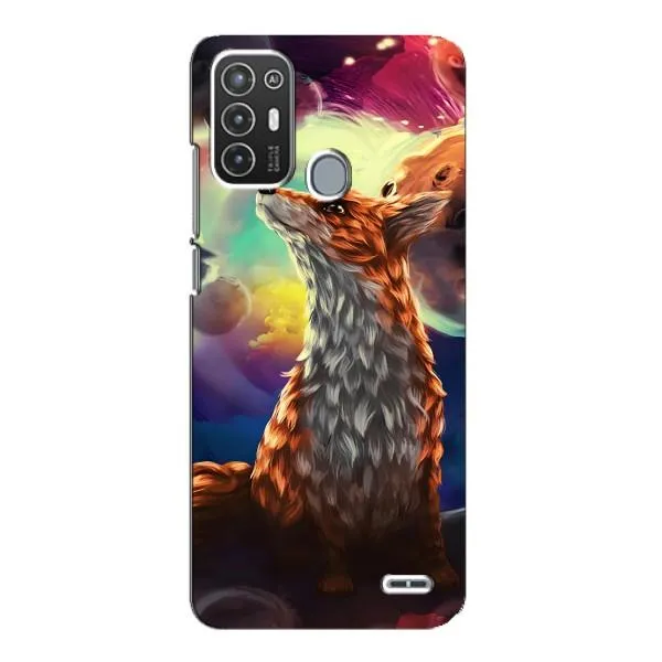 Чехол с принтом «Лисица в космосе» для ZTE Blade A72