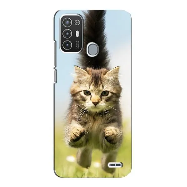 Чохол з принтом «Прижок кота» для ZTE Blade A72 Чохол з принтом «Прижок кота» для ZTE Blade A72