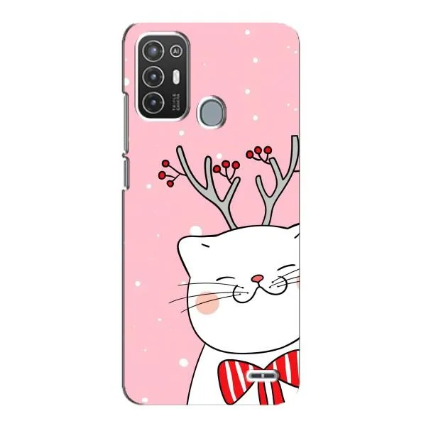 Чехол с принтом «Зимний кот» для ZTE Blade A72