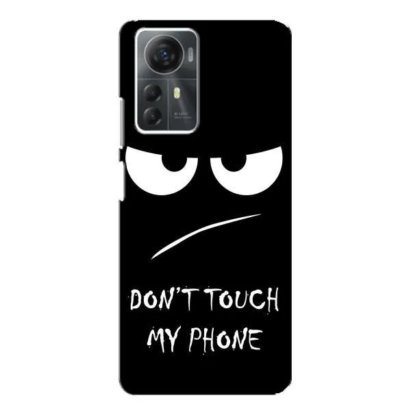 Чехол с принтом «Dont Touch» для ZTE Blade A72s